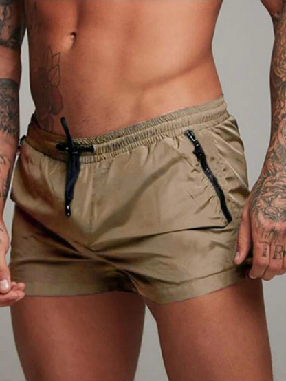 Momount Men Swim Shorts – Drawstring Slim Fit Mid Length Summer