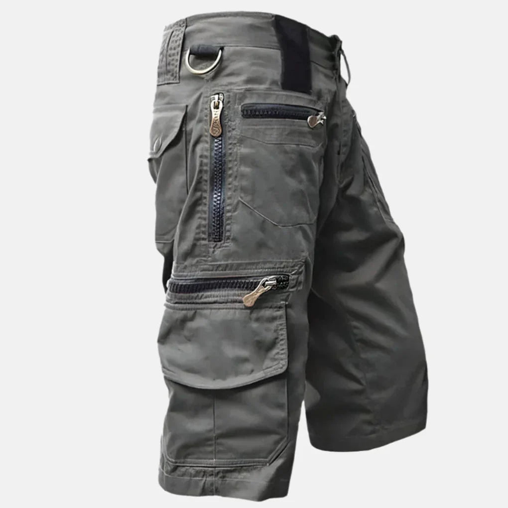 Taktiske herrecargoshorts – Multi-lommer og D-ring til arbejde