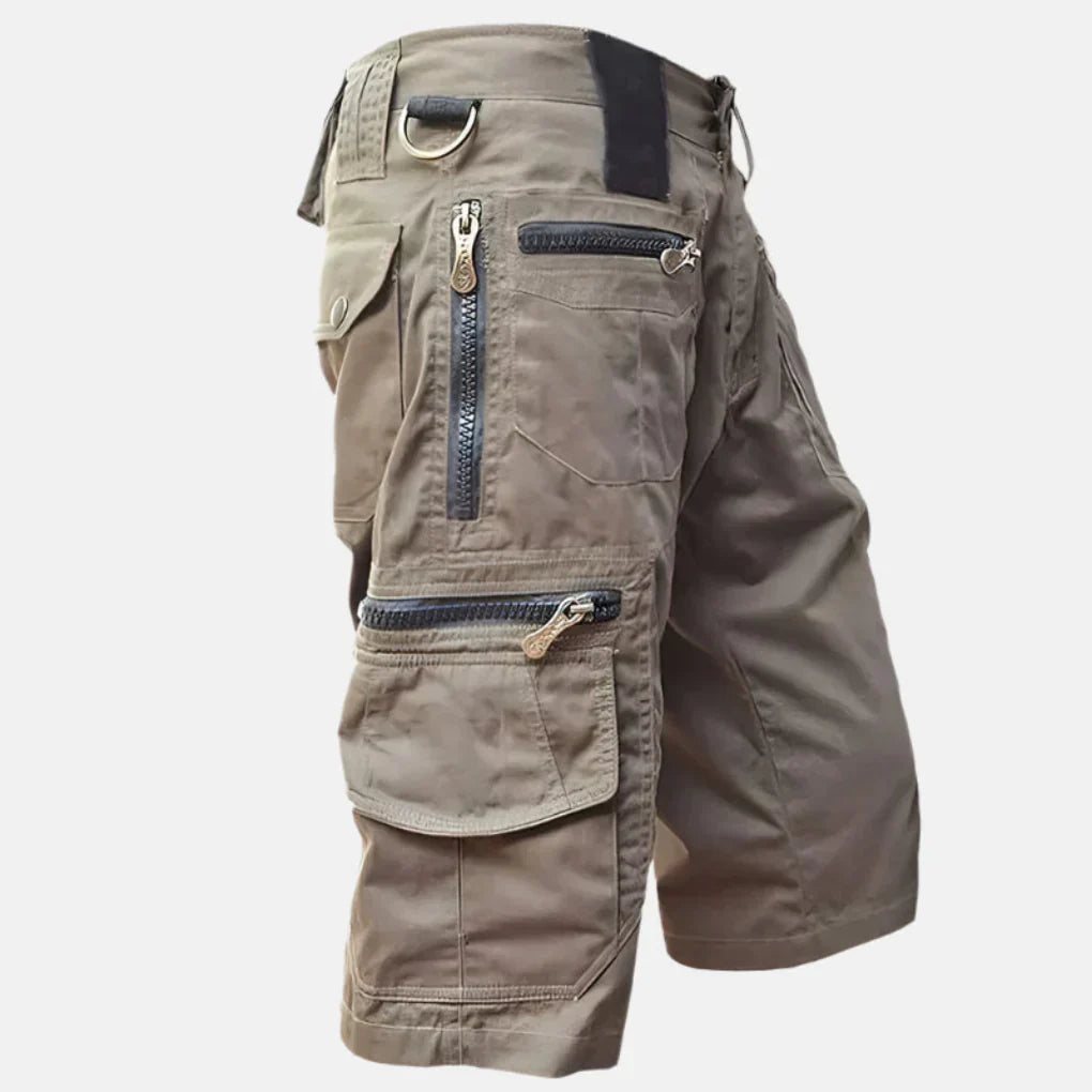 Taktiske herrecargoshorts – Multi-lommer og D-ring til arbejde