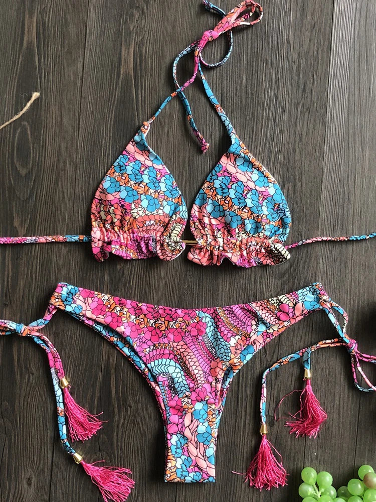 Momount Women String Bikini Set