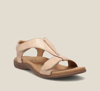 Momount Donna Sandali Ortopedici – Pelle con Velcro Supporto dell'Arco da Passeggio
