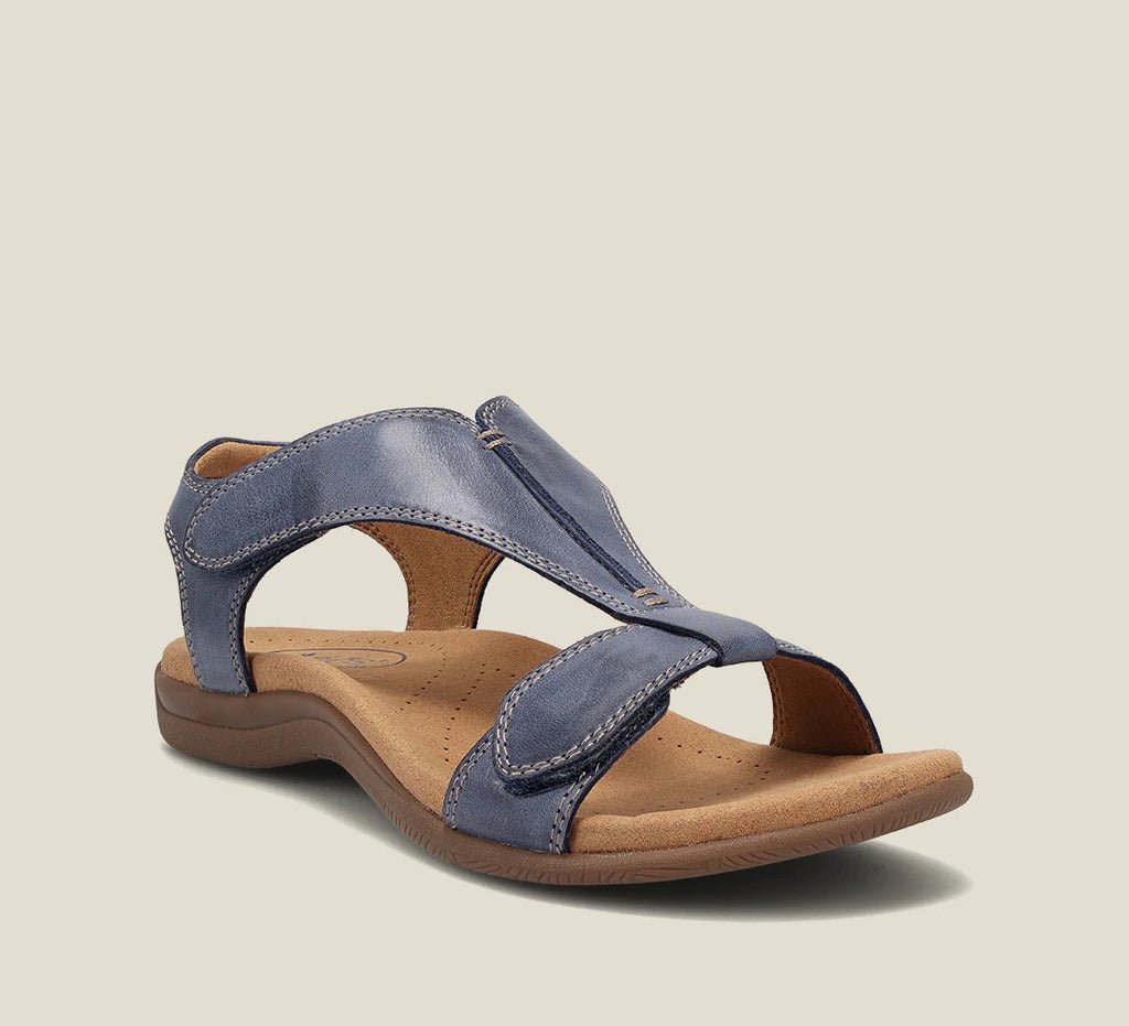 Momount Donna Sandali Ortopedici – Pelle con Velcro Supporto dell'Arco da Passeggio