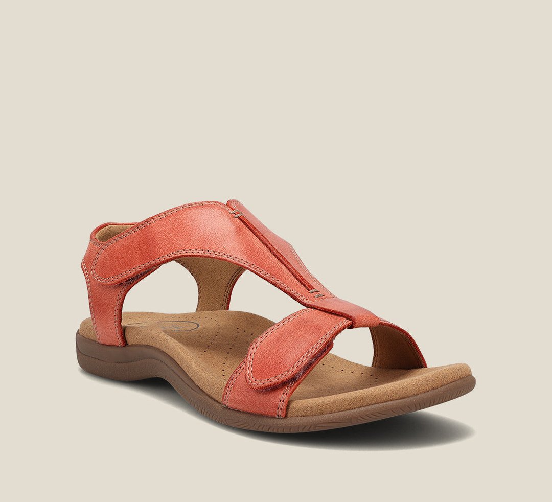 Momount Donna Sandali Ortopedici – Pelle con Velcro Supporto dell'Arco da Passeggio