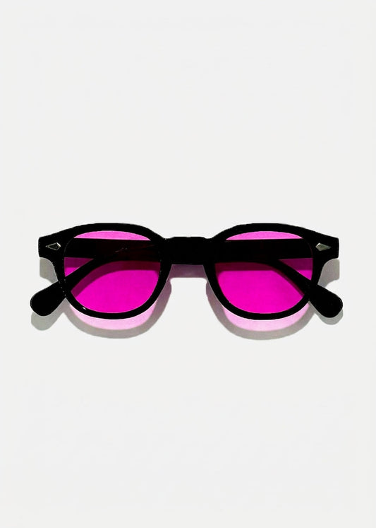 Astoria | Gafas de Sol Redondas vintage con Cristal Rosa