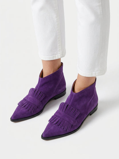 Violette | třásňové kozačky