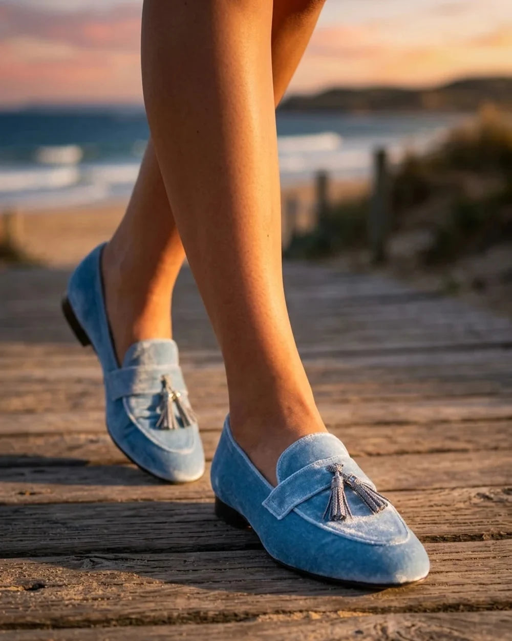 Genevra | Business Velvet Tassel Loafers — loafers-for-women-tassel-detail-slip-on-blue-08-reference-view.webp
