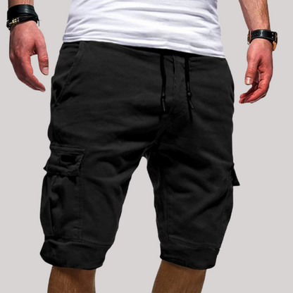Afslappede herrecargoshorts – Snørelukning og elastisk linning