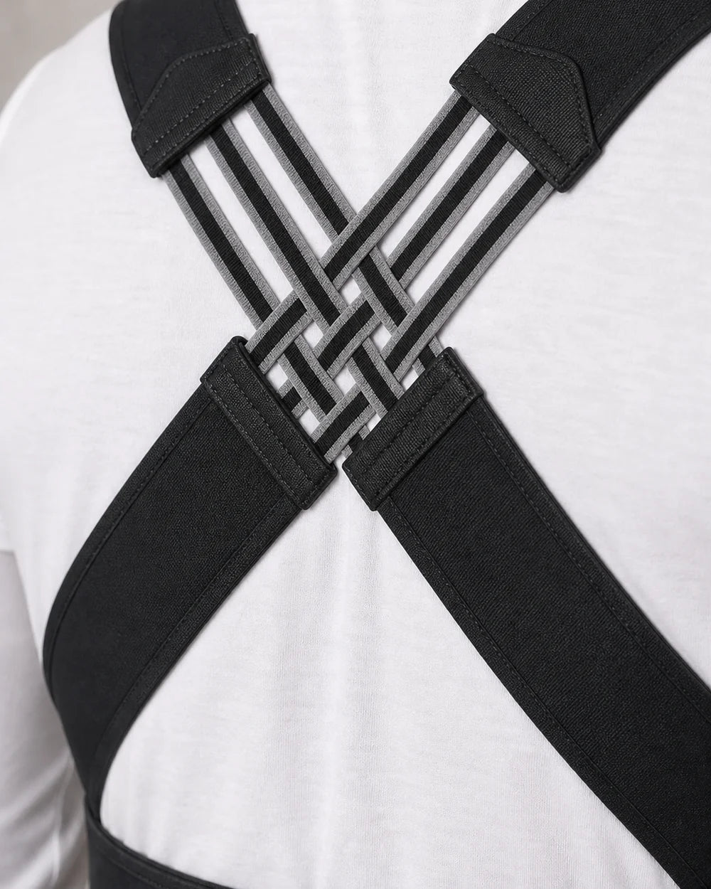Adjustable Back Support Brace — construction detail