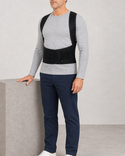 Adjustable Back Support Brace — styled look