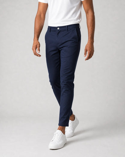 Men's Slim Stretch Chinos — in movement