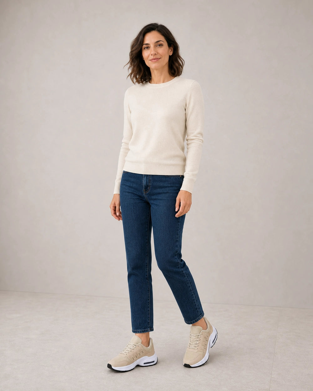 Women's Chunky Walking Sneakers — full silhouette