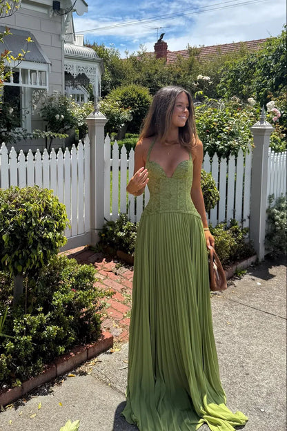 Cosima | Elegant Satin One Shoulder Cape Sleeveless Evening Maxi Dress