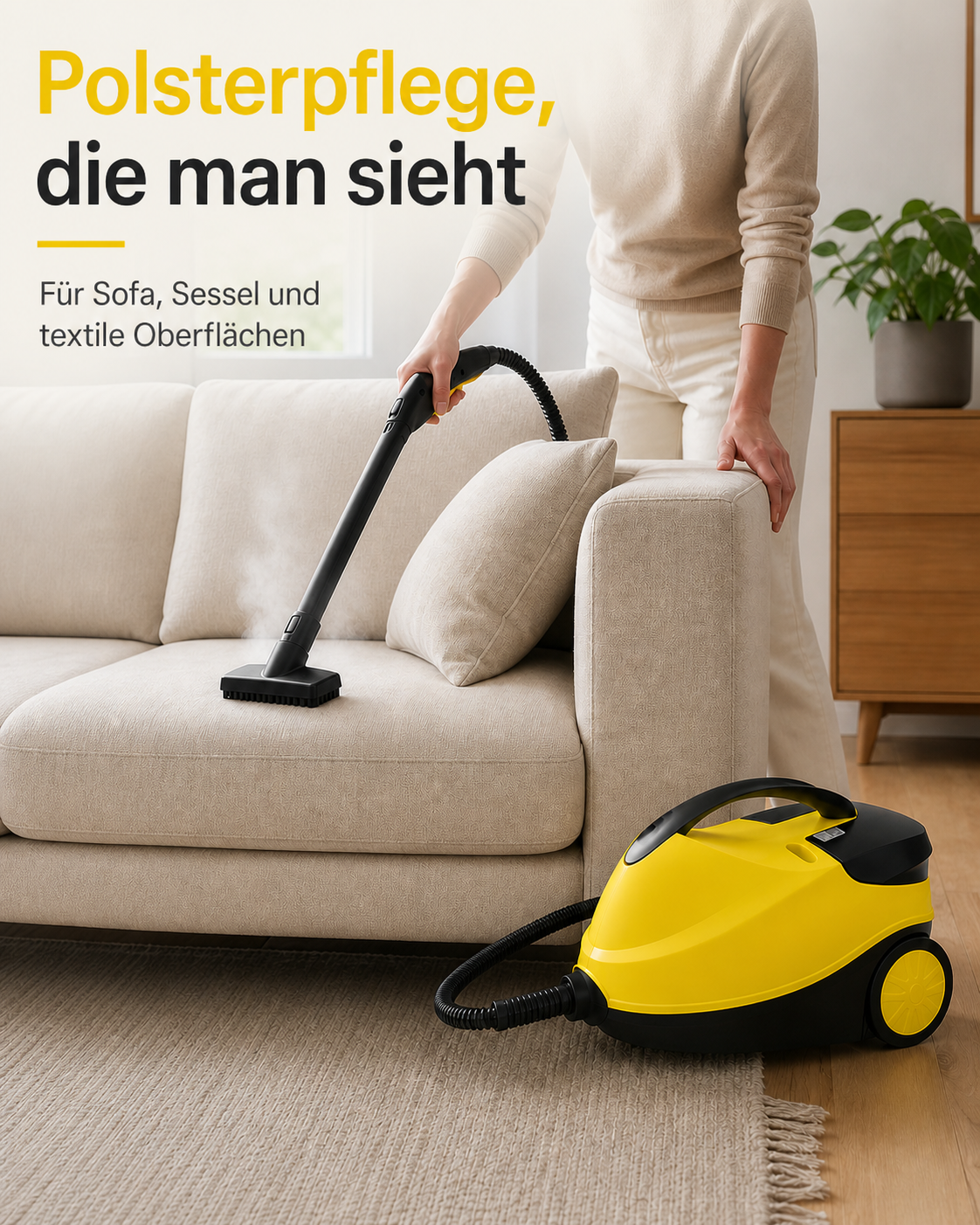 Vapora Pro für Sofa Sessel und Polster